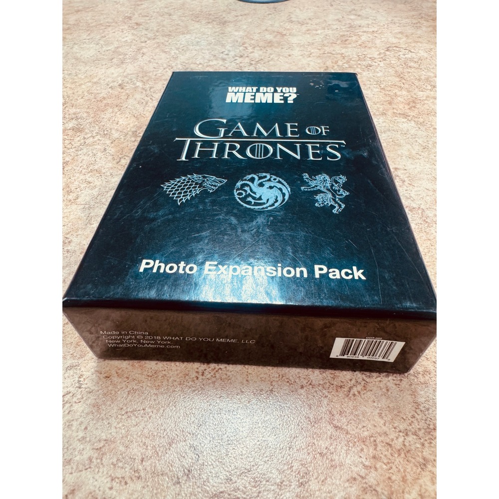 What Do You Meme Game of Thrones Photo Expansion Pack HBO 75 Cards GOT-202